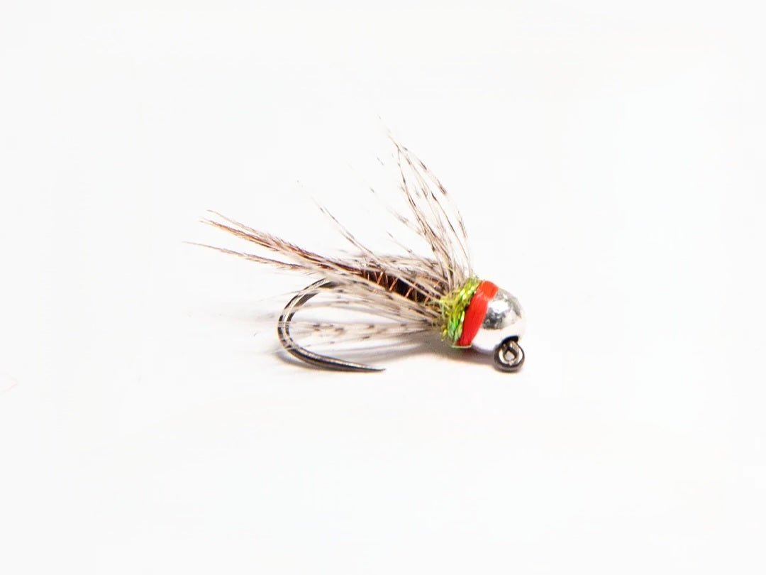 Nymphenfliege - Silver Tungsten Euro Jig Soft Hackle
