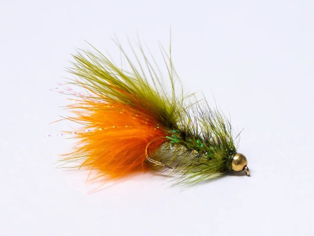 Streamer - Wooly Bugger olive / orange