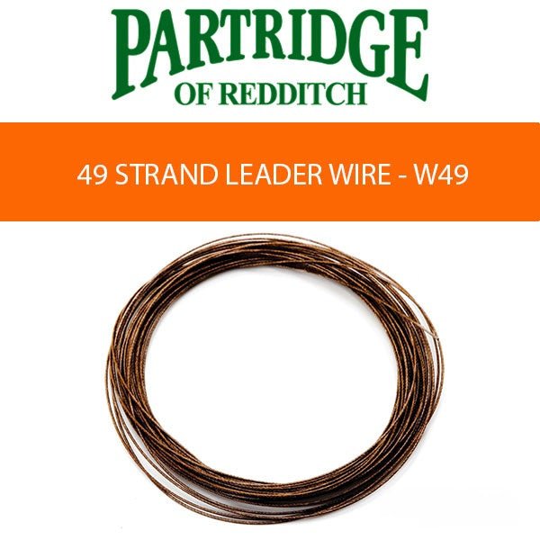 Partridge - 49 Strand Leader Wire W49 | Stahlvorfach