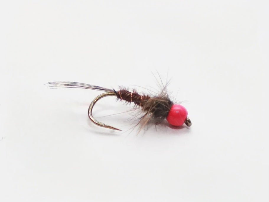 Nymphenfliege - SR Pink Head Mary - ohne Widerhaken
