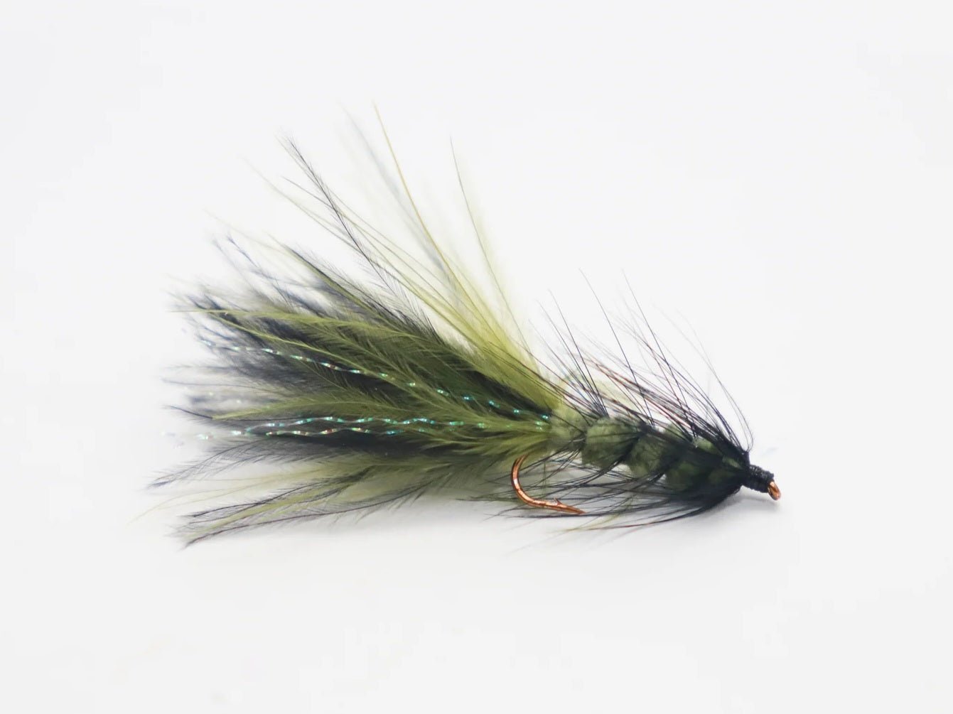 Streamer - Wooly Bugger oliv / schwarz