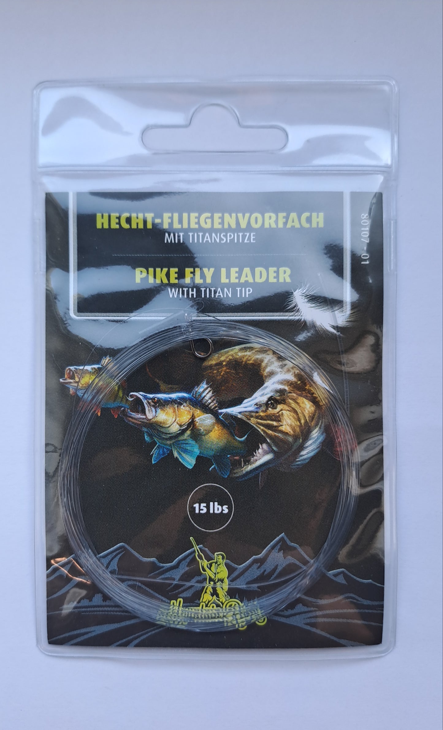 MountainRiver - Hecht-Fliegenvorfach mit Titanspitze