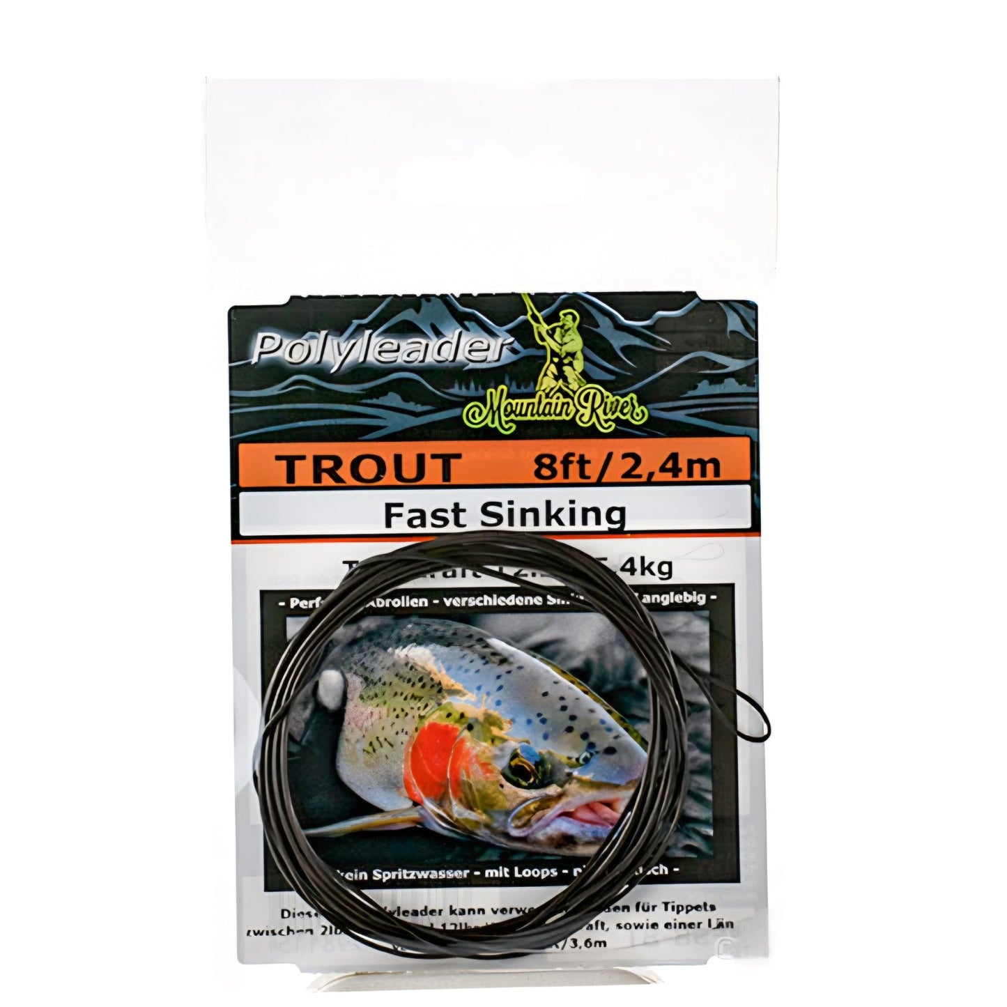 MountainRiver - Polyleader Trout 8ft | 240cm | 5,4kg