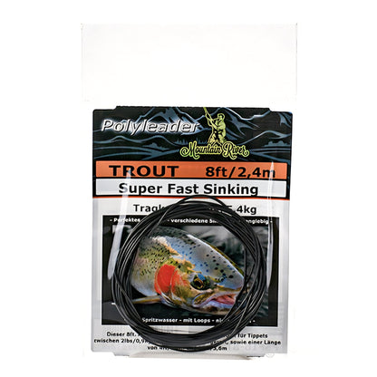 MountainRiver - Polyleader Trout 8ft | 240cm | 5,4kg