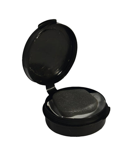 Loon Deep Soft Weight Tungsten Knete in geöffneter schwarzer Kunststoffdose 