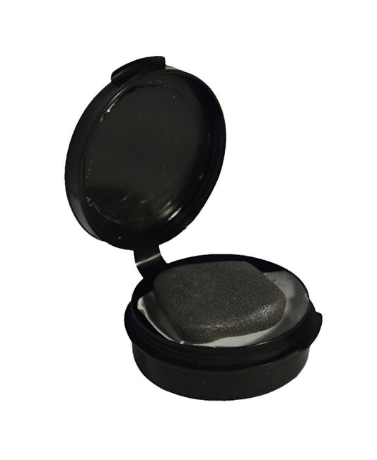 Loon Deep Soft Weight Tungsten Knete in geöffneter schwarzer Kunststoffdose 
