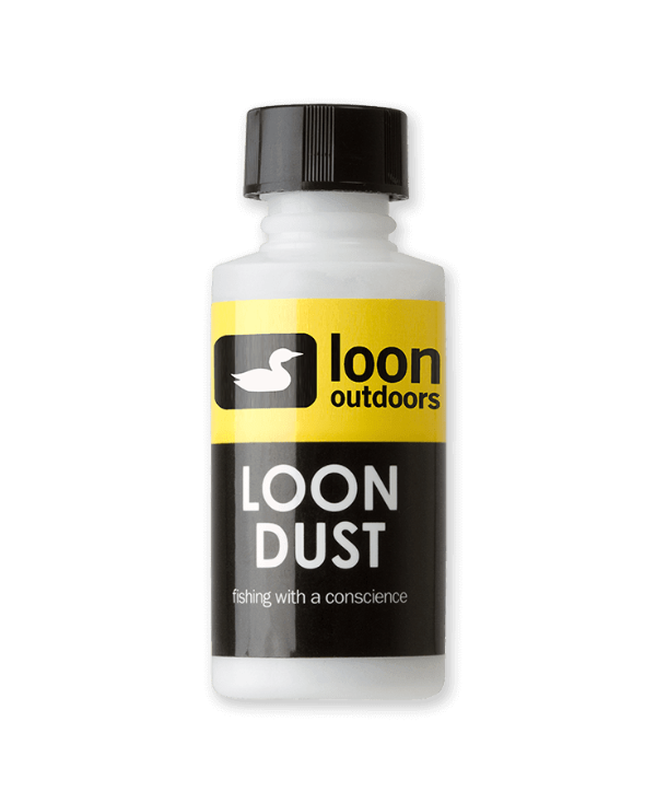 Loon Dust Floatant Schwimmpräparat in einer Falsche mit Schraubdeckel