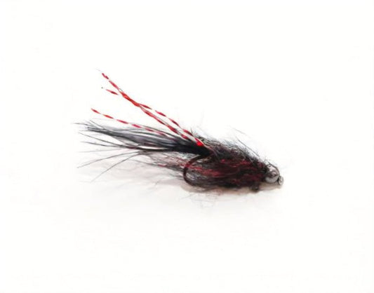 Streamer Balanced Leech schwarz rot
