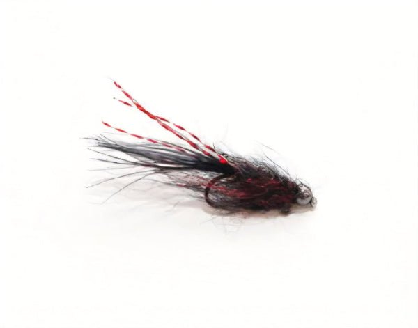 Streamer Balanced Leech schwarz rot