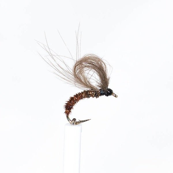 Trockenfliege CDC Emerger braun